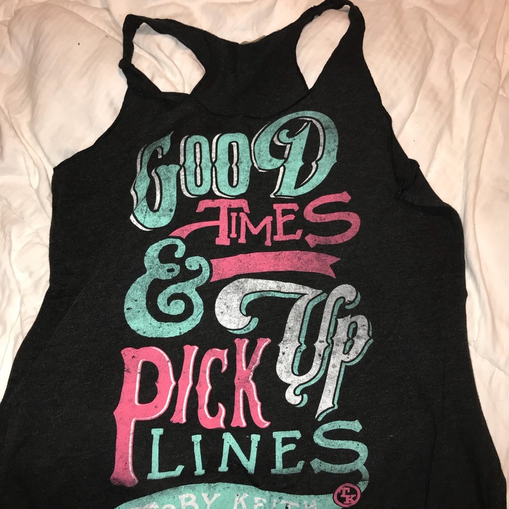 Tony Keith lyric tank top